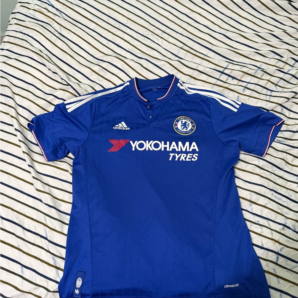 Chelsea FC Jersey Mens Size L Blue Climacool 2015/2016